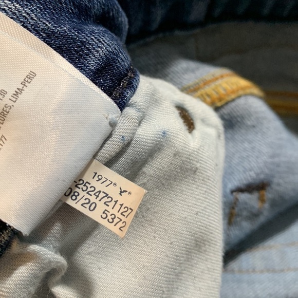 American Eagle Airflex+ Light Wash Slim Straight Stretch Jeans size 30x32 - Picture 11 of 11